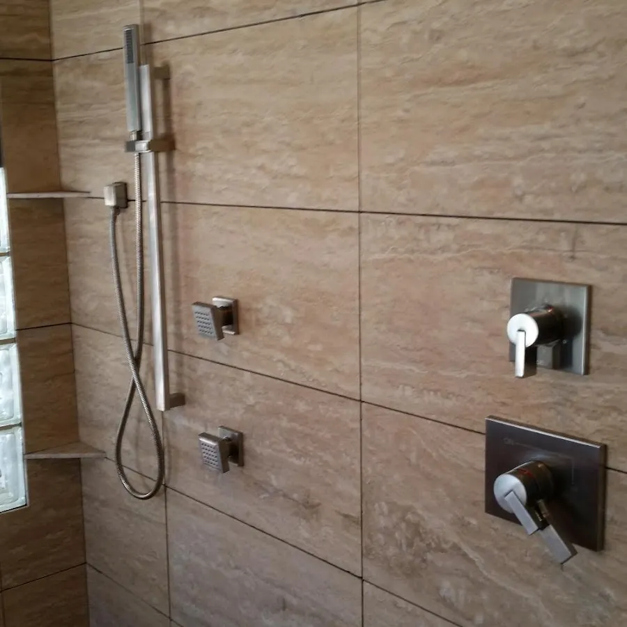 Shower fixture installation for Frozen Pipe Repair in New Boston